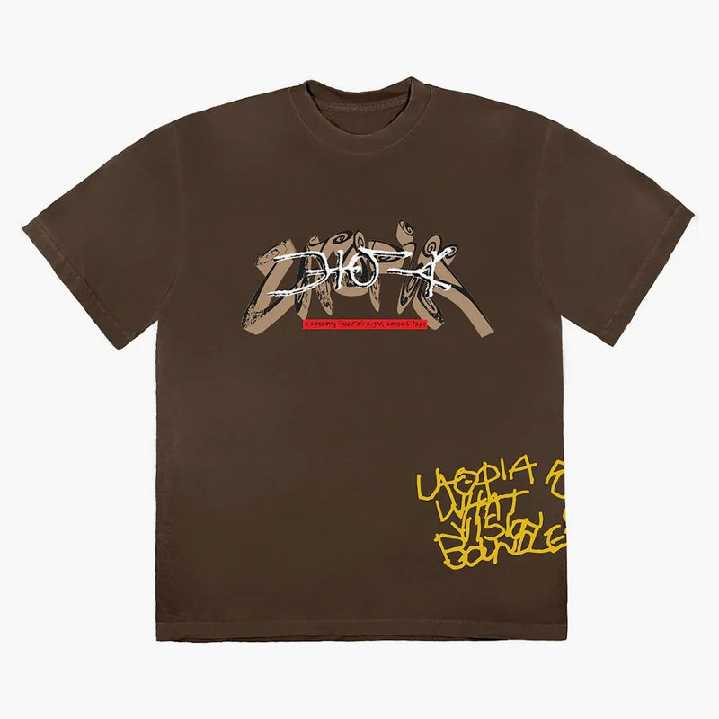 Travis Scott Utopia I Tee Brown