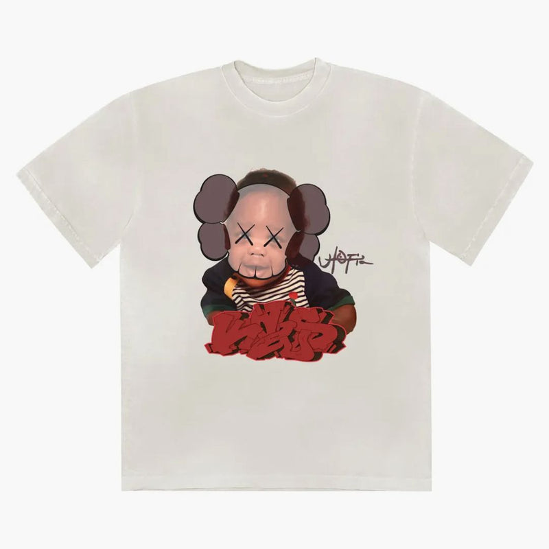 Travis Scott X Kaws Utopia I Tee White