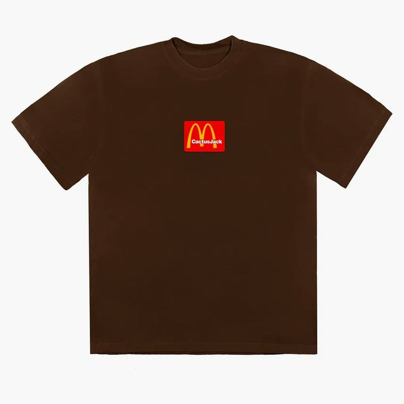 Travis Scott X Mcdonald's Sesame III T-shirt Brown