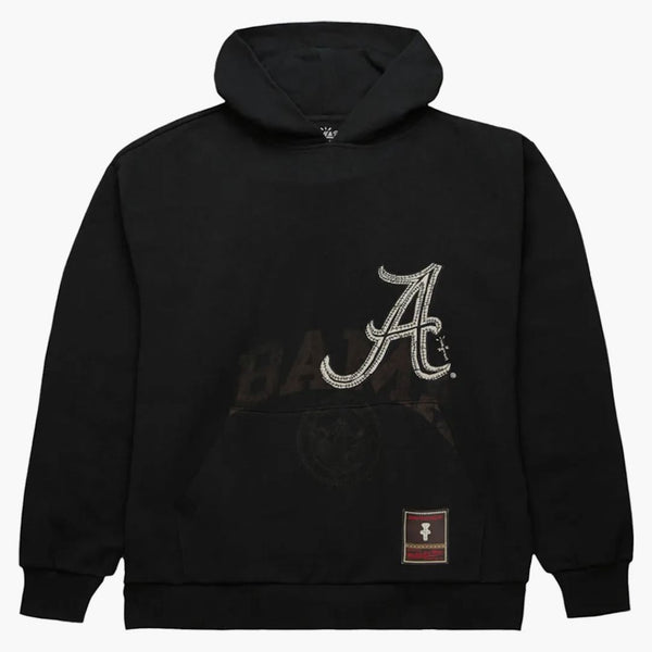 Travis Scott X Mitchell & Ness Alabama Crimson Tide Overlap Pullover Hoodie Black