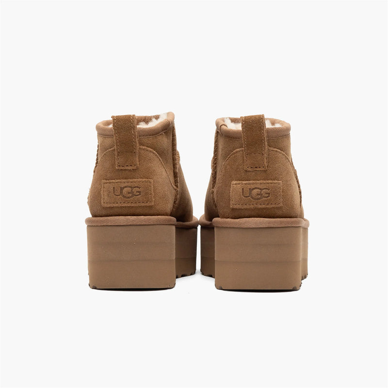 UGG Classic Ultra Mini Platform Boot Chestnut Rückansicht