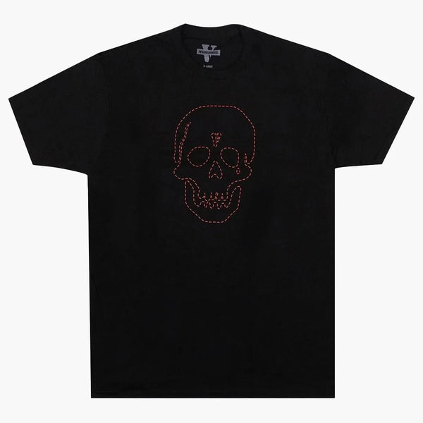 T-shirt del cranio Vlone x Neighborhood Nero