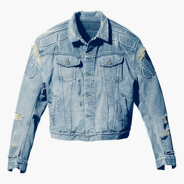 Yeezy Gap Engineered by Balenciaga Padded Denim Jacket Blue