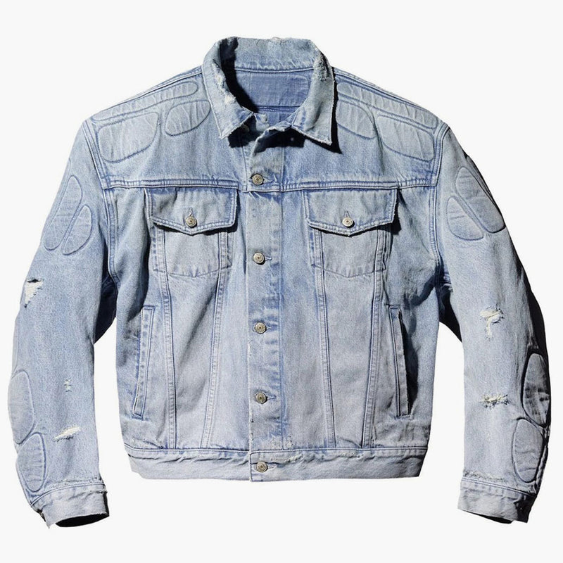 Yeezy Gap Padded Denim Jacket Blue