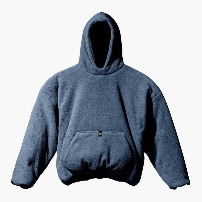 Yeezy Gap Polar Fleece Padded Hoodie Dark Blue