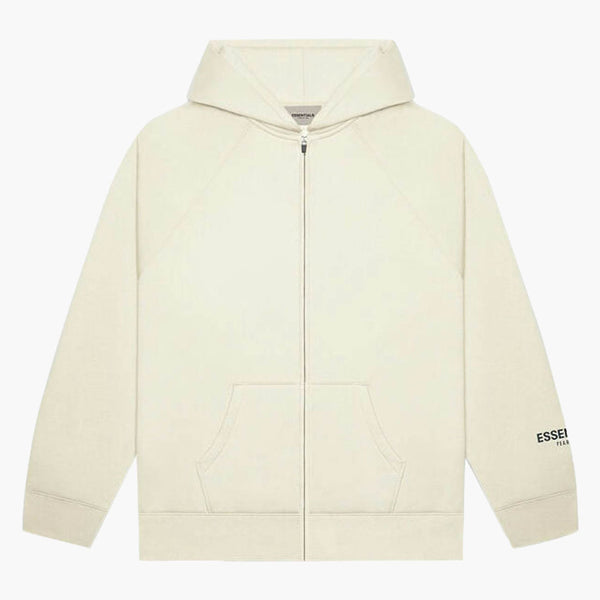 Fear of God Essentials Zip Jacket Cream (SS20) front
