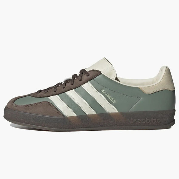 Adidas Gazelle Indoor Silver Green Earth Strata