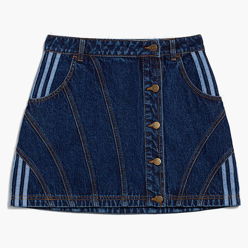 Adidas Ivy Park Denim Skirt Dark Denim