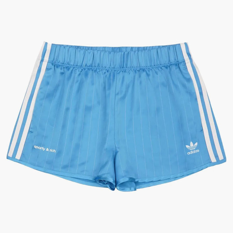 Adidas Originals X Sporty & Rich Track Shorts Baby Blue/cream