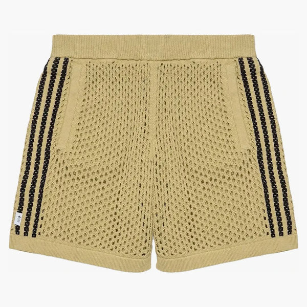 Adidas X Edison Chen Crochet Shorts Brown