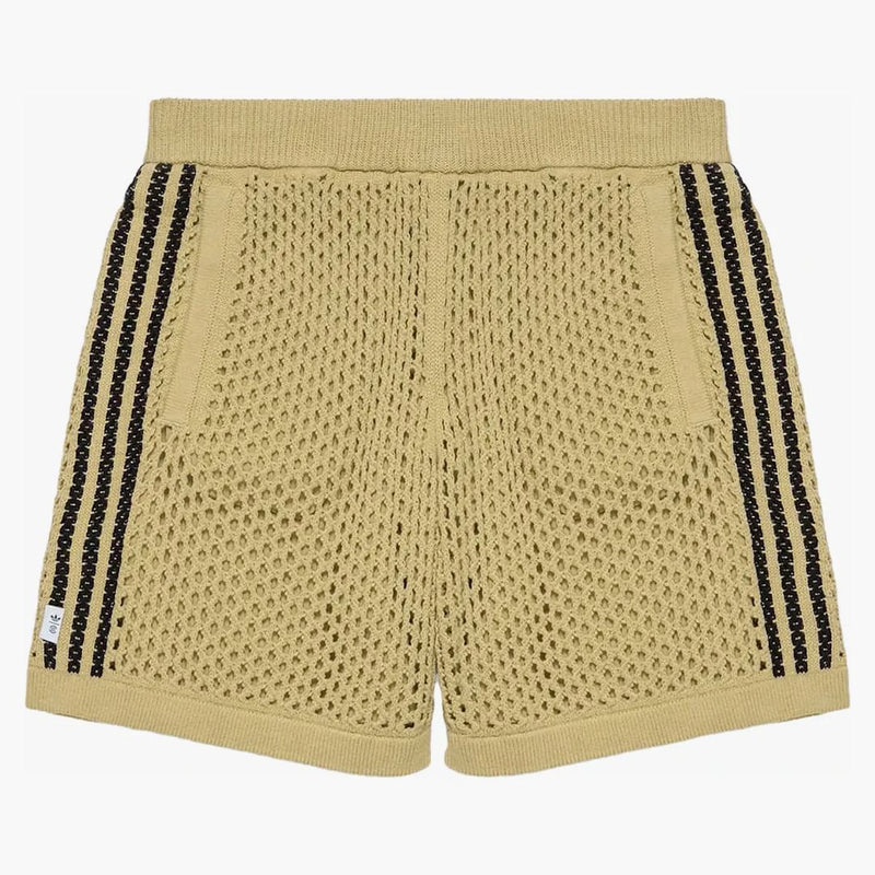 Adidas X Edison Chen Crochet Shorts Brown