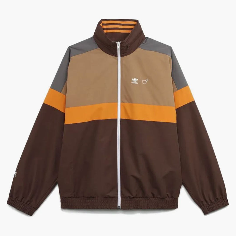 Adidas X Human Made Windbreaker Jacket Brown