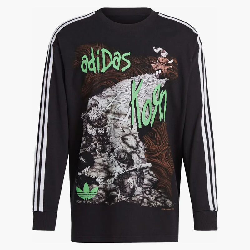 Adidas X Korn Long Sleeve Shirt Black