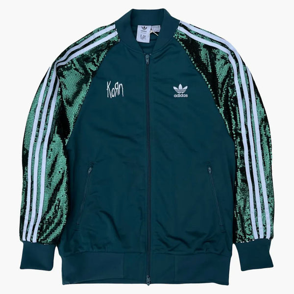 Adidas X Korn Track Jacket Green Sequin