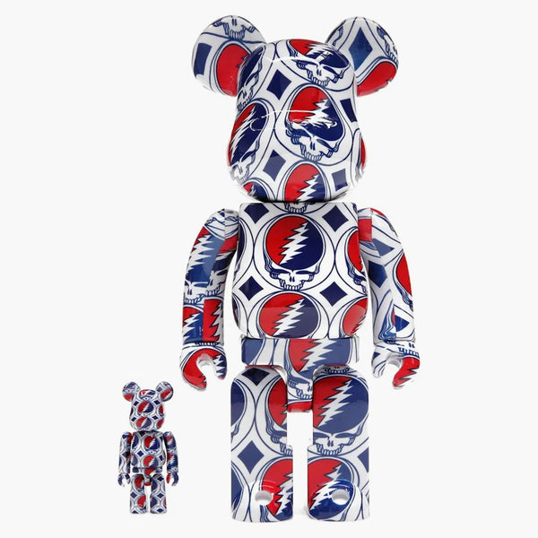 Bearbrick X Grateful Dead (steal Your Face) 100% & 400% Set