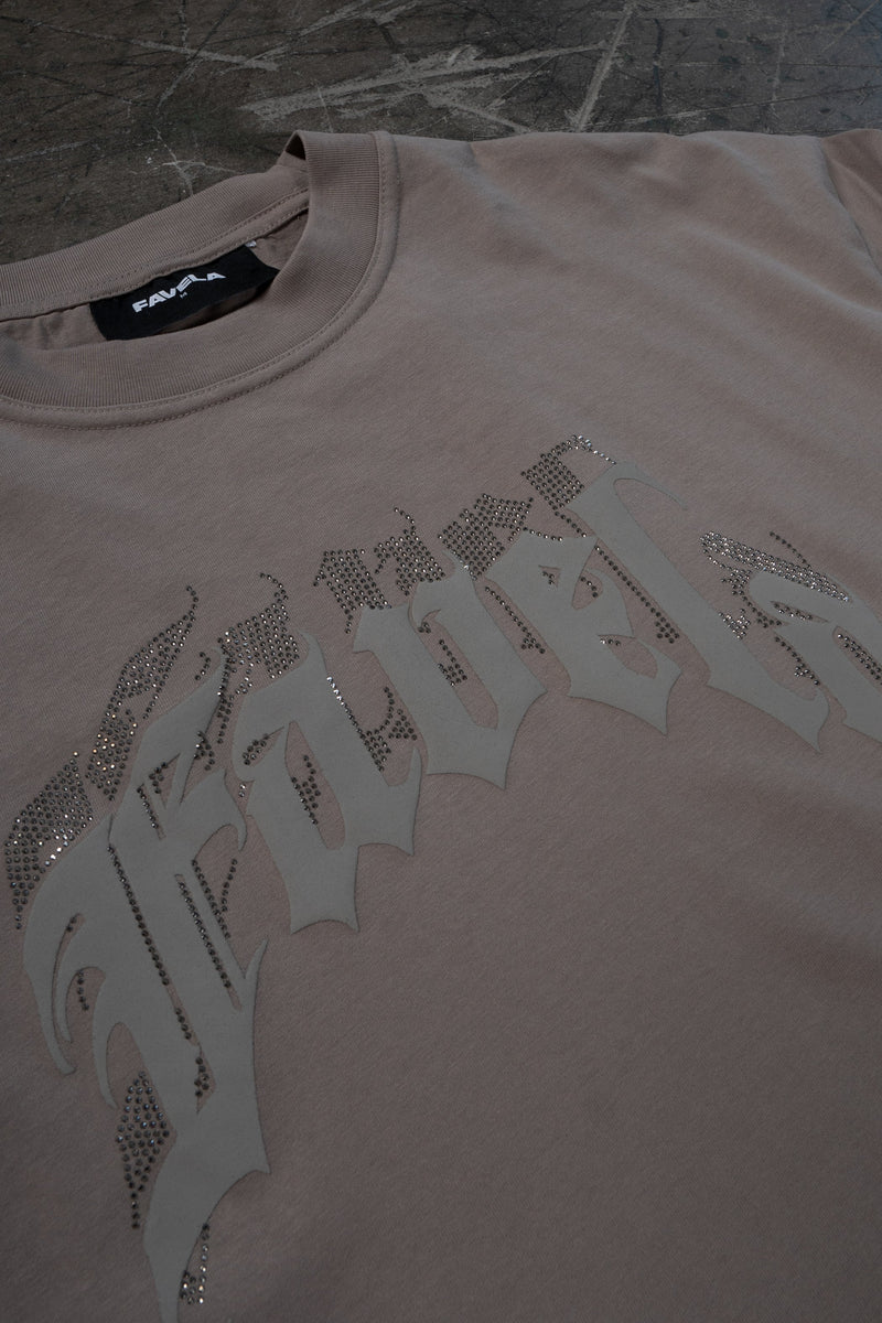 T-shirt Favela Aves Rhinestone Cinder