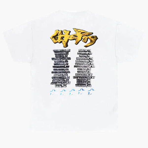 Travis Scott Utopia Tour Skitzo Circus Maximus Tee White