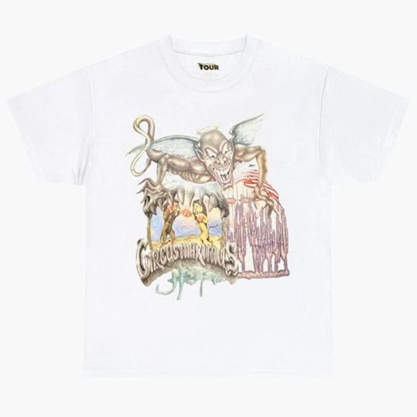 Travis Scott Utopia Circus Maximus 2023 Tour III Tee White