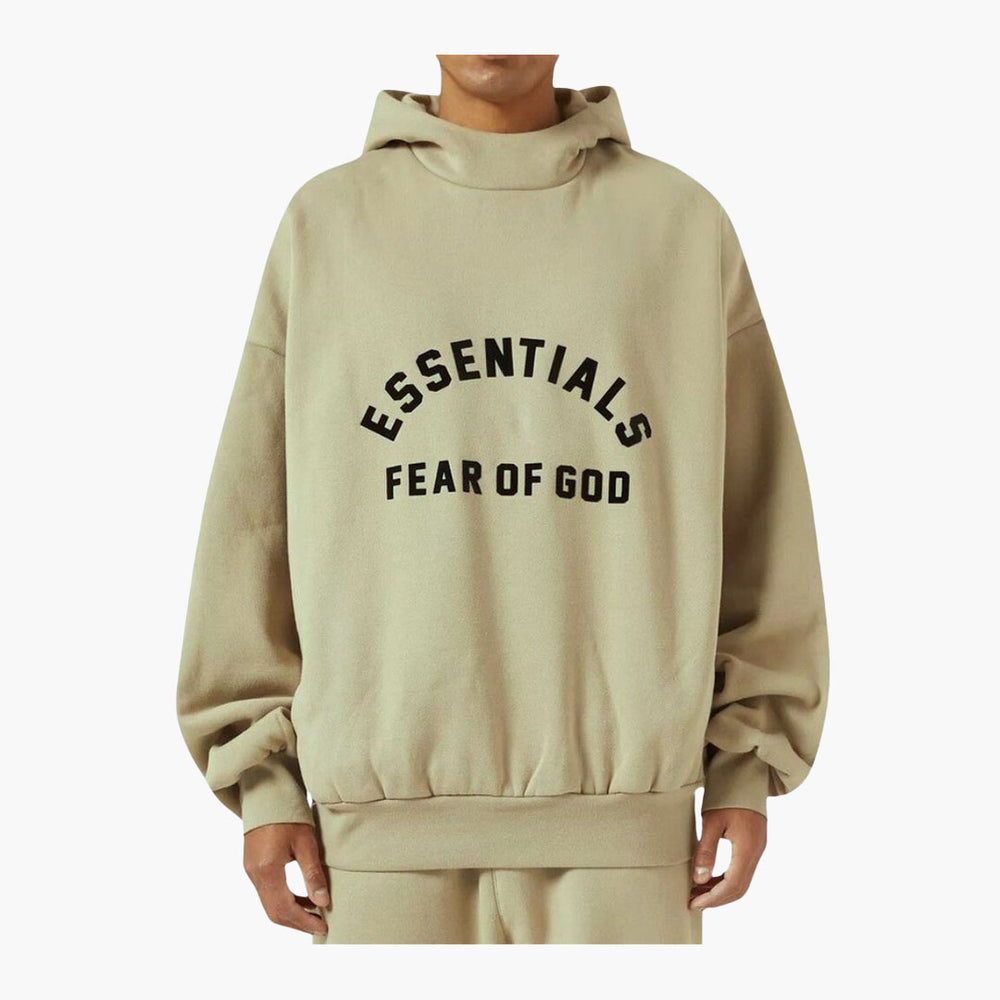 Fear of god beige hoodie online