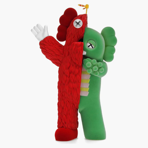 Kaws Kachamukku Vinyl Figure Green/red