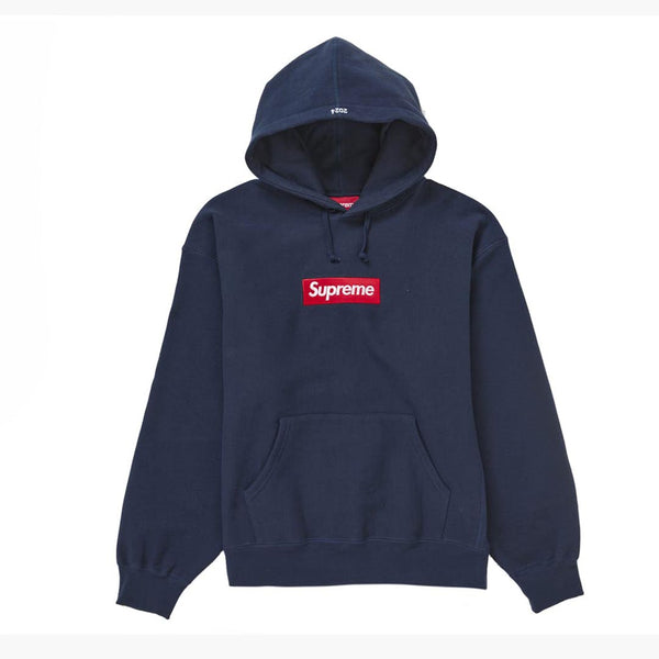 Nejvyšší box logo Hoodie Navy (FW24)