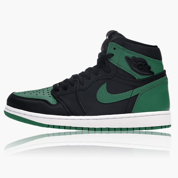 Black green jordans online