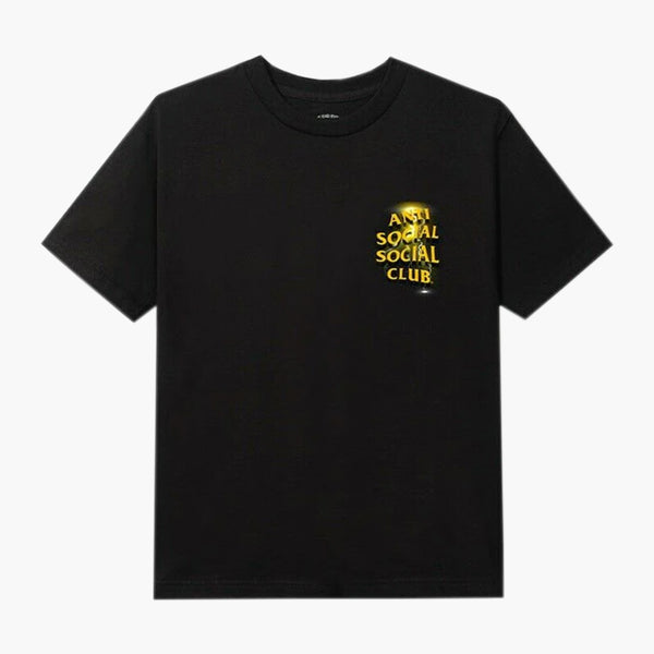 Topman Kamelfarvet T-shirt med striber i børstet stof