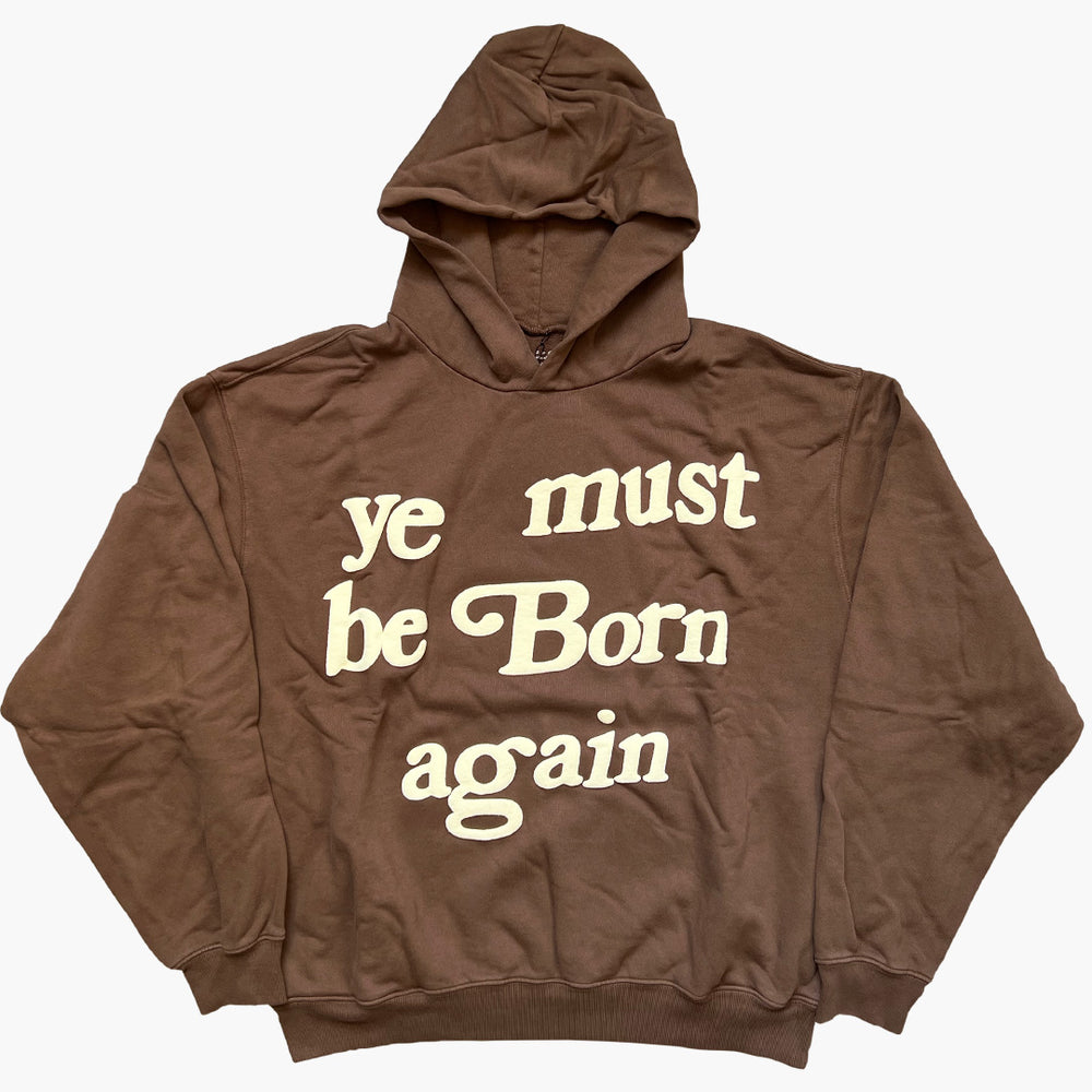 Cactus Plant Flea Market Born Again Hooded Sweatshirt Brown