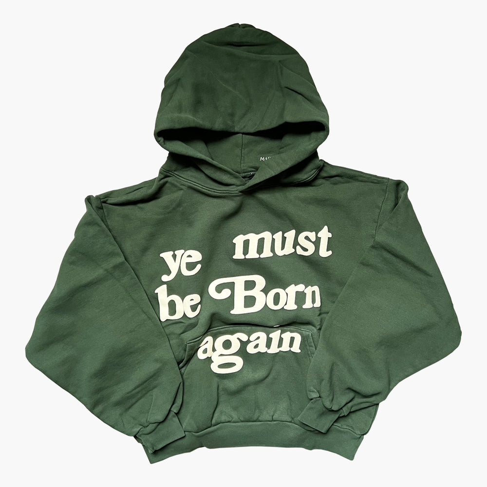 Cactus Plant Flea Market Born Again Hooded Sweatshirt Green