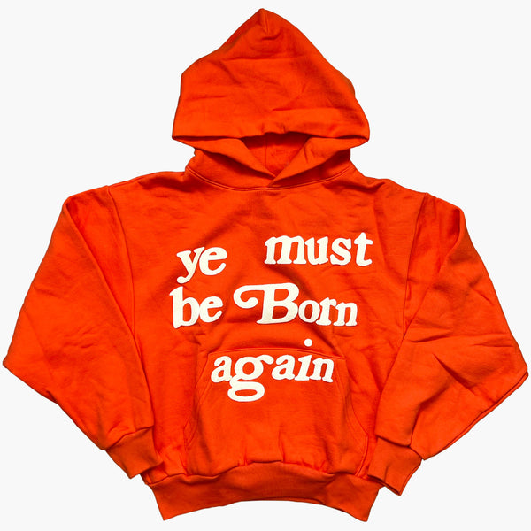 Anti Social Social Club CPFM Hoodie Born Again Hooded Sweatshirt Orange