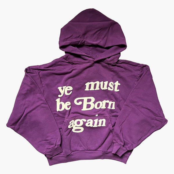 Anti Social Social Club CPFM Hoodie Born Again Hooded Sweatshirt Purple