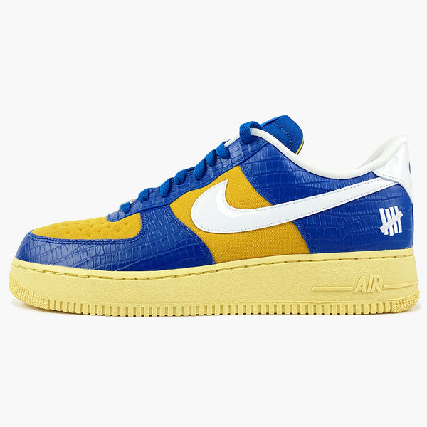 Nike Georgetown Air Force 1 Low SP Undefeated 5 On It Blue Yellow Croc