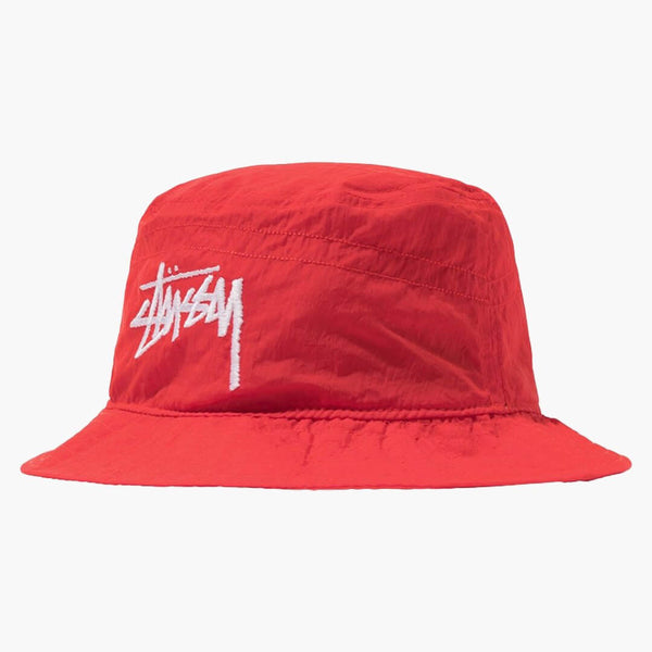 Nike Stussy Bucket Hat Rot sw 600x