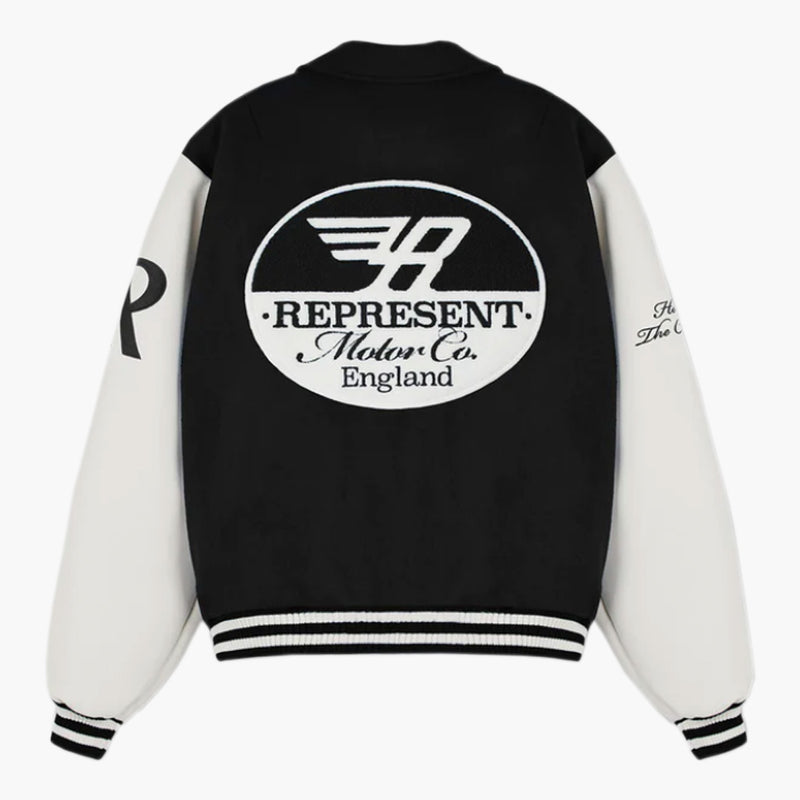 Represent Racing Team Varsity Jacket Black