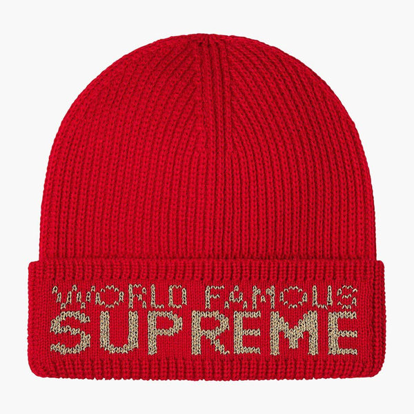 Supreme Overdyed Beanie Coral