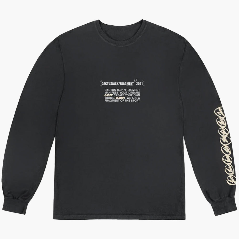 Kaufe Travis Scott Cactus Jack Fragment Logo L/S Tee | bei HYPENEEDZ